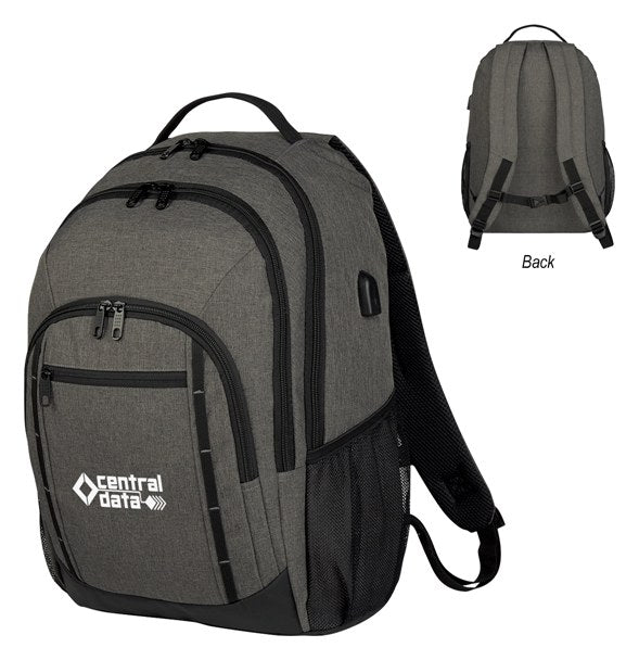 Reagan Heathered Laptop Backpack