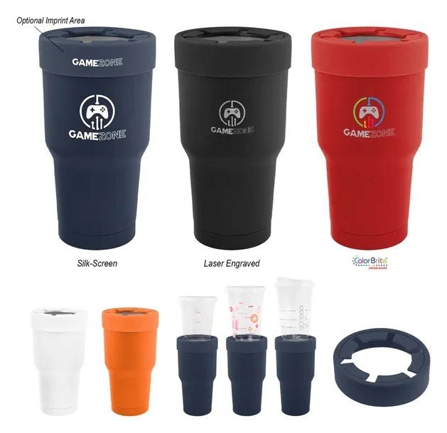 30 Oz. Reynolds Stainless Steel Tumbler With Silicone Lid