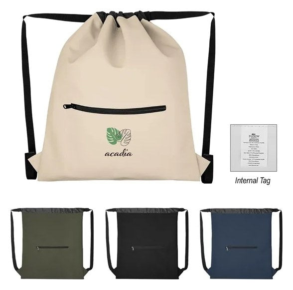 Hudson rPET Drawstring Bag
