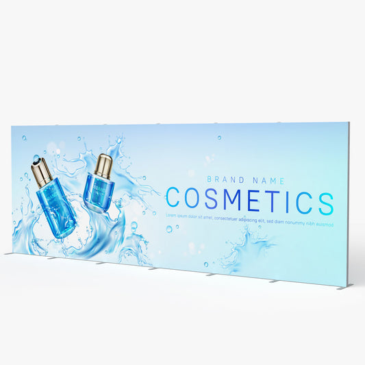 20ft SEG Fabric Display — custom printed