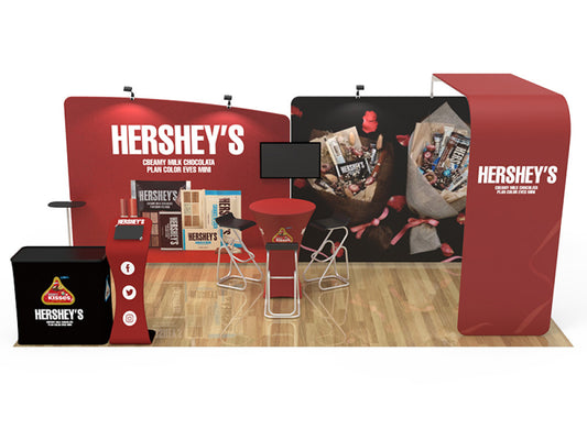 10x20ft Custom Booth 13 — custom printed