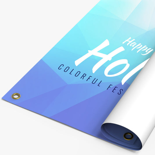 Indoor Smooth Banner — custom printed