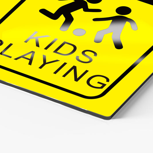 Reflective Aluminum Sandwich Board — custom printed