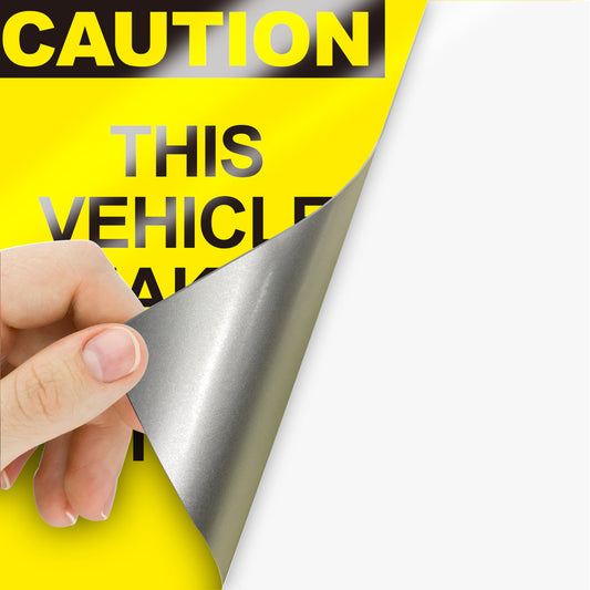 Reflective Adhesive Vinyl — custom printed