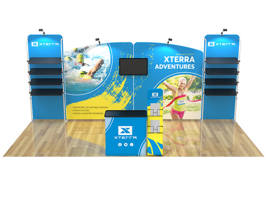 10x20ft Custom Booth 16 — custom printed