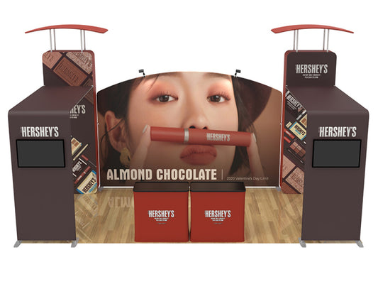 10x20ft Custom Booth 14 — custom printed