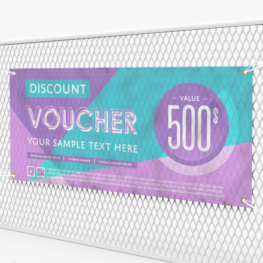 Mesh Banner — custom printed