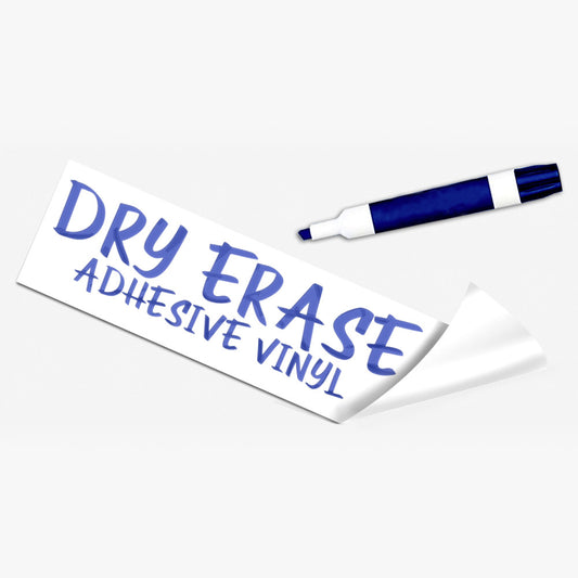 Dry Erase Adhesive Vinyl — custom printed