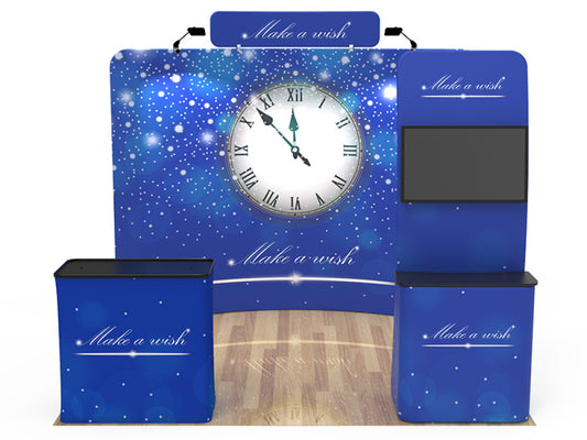 10x10ft Custom Booth 26 — custom printed