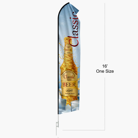Econo Stock Flag — custom printed