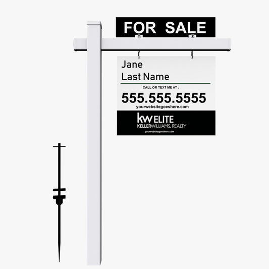 Real Estate Post — custom printed