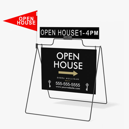 Real Estate A-Frame — custom printed
