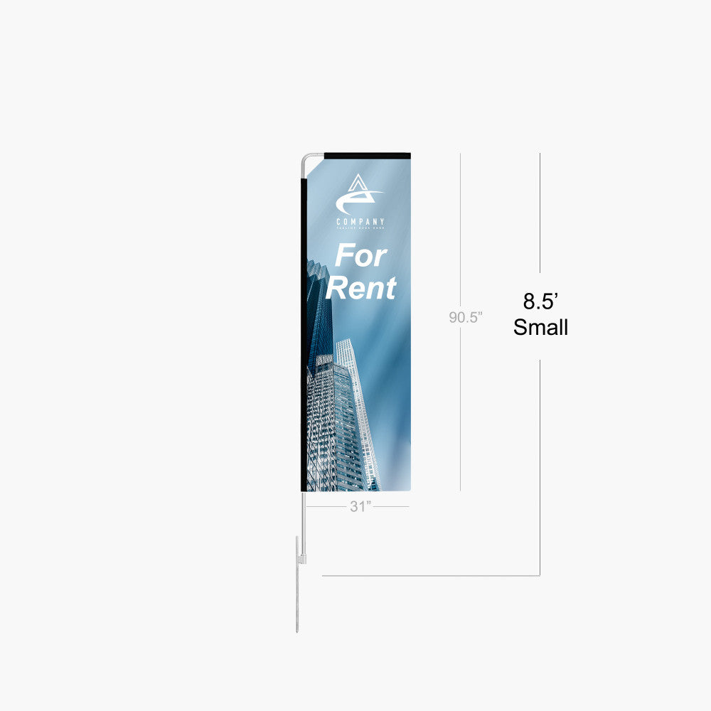 Rectangle Flag - Small (8.5 ft.)