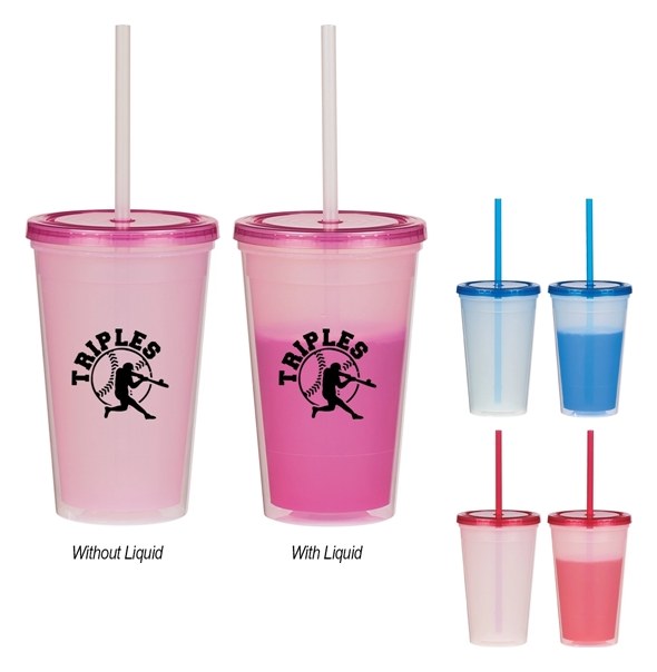 16 Oz. Econo Color Changing Tumbler
