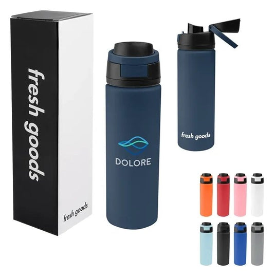 Fresh Goods 24 Oz. Pop Sip Recycled Stainless Steel Bottle