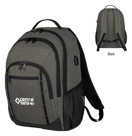 Reagan Heathered Laptop Backpack