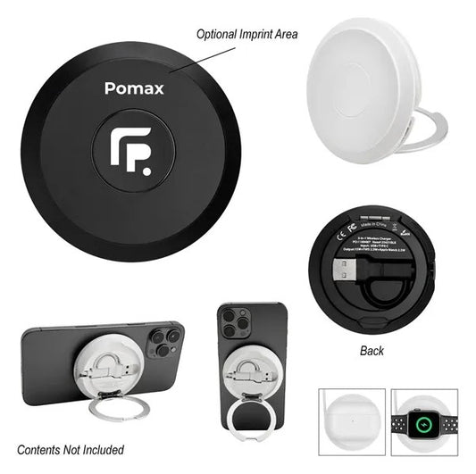 Wireless Multi-Charger With Kickstand