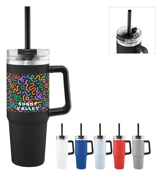 30 Oz. Full Color Intrepid Recycled Stainless Steel Tumbler