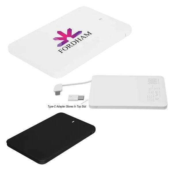 Slim 2500 MAH 3-In-1 Power Bank