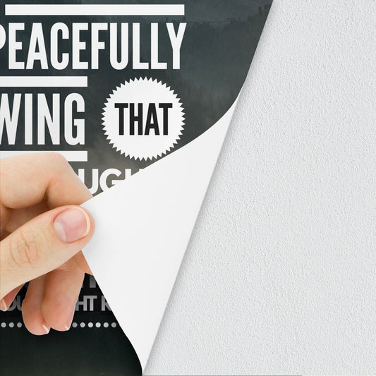 Adhesive Wall Fabric — custom printed